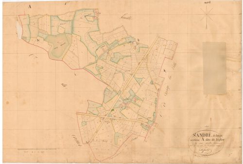 Saint-André-de-Bâgé - 3 P 8293 - 3 P 8293 -  Feuille 2  (1836)