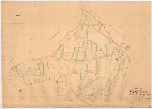 Saint-André-de-Bâgé - 3 P 8292 - 3 P 8292 -  Feuille 1  (1836)