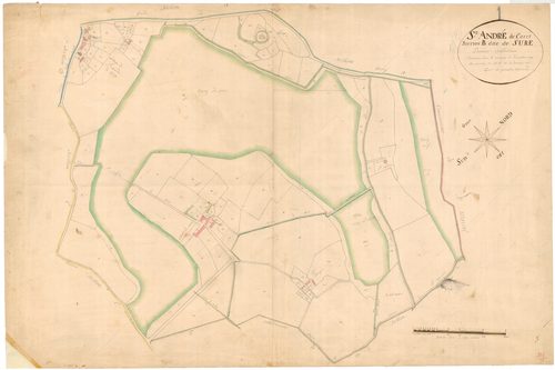 Saint-André-de-Corcy - 3 P 8296 - 3 P 8296 -  Feuille 1  (1820)
