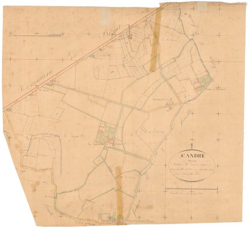 Saint-André-d'Huiriat - 3 P 8305 - 3 P 8305 -  Feuille 1  (1834)