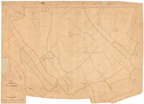 Saint-André-d'Huiriat - 3 P 8303 - 3 P 8303 -  Feuille 1  (1834)