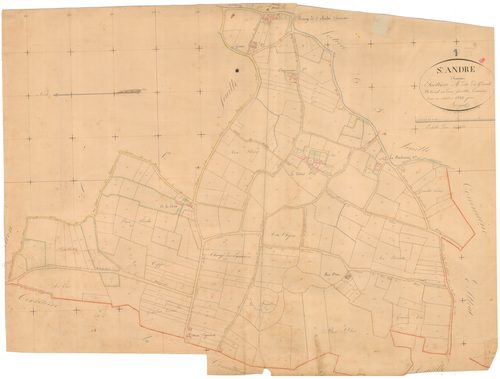 Saint-André-d'Huiriat - 3 P 8304 - 3 P 8304 -  Feuille 2  (1834)