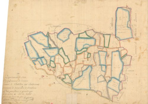 Saint-André-le-Bouchoux - 3 P 8309 - 3 P 8309 -  Feuille 1  (1811)