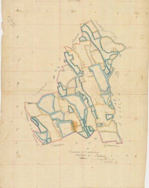 Saint-André-le-Bouchoux - 3 P 8311 - 3 P 8311 -  Feuille 1  (1811)