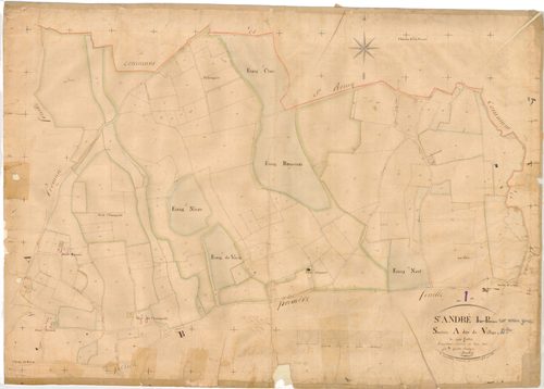 Saint-André-sur-Vieux-Jonc - 3 P 8314 - 3 P 8314 -  Feuille 2  (1830)