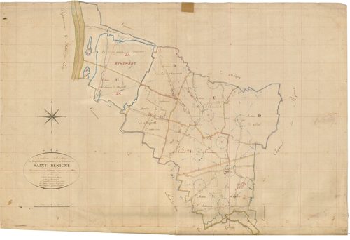 Saint-Bénigne - 3 P 8324 - 3 P 8324 -  Tableau d'assemblage  (1813)