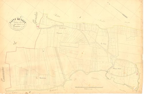 Saint-Benoît - 3 P 8336 - 3 P 8336 -  Feuille 1  (1840)