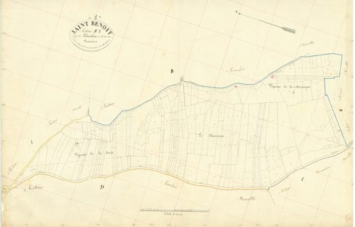 Saint-Benoît - 3 P 8342 - 3 P 8342 -  Feuille 1  (1840)