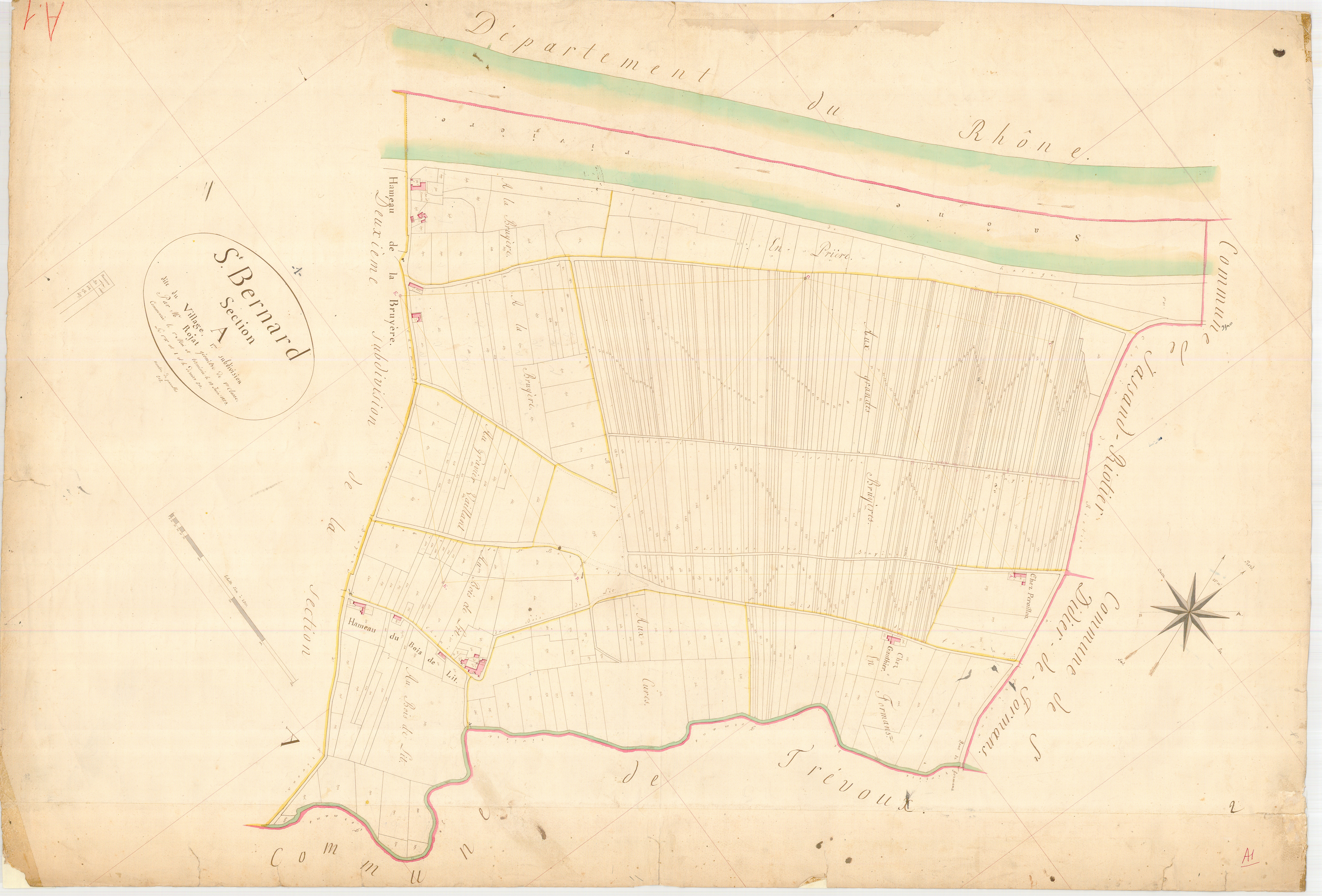 Saint-Bernard - 3 P 8368 - 3 P 8368 -  Feuille 1  (1823)