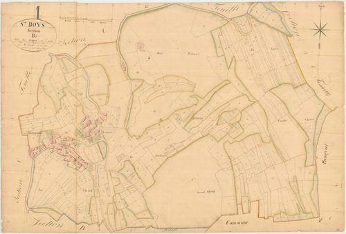 Saint-Bois - 3 P 8375 - 3 P 8375 -  Feuille 1  (1835)