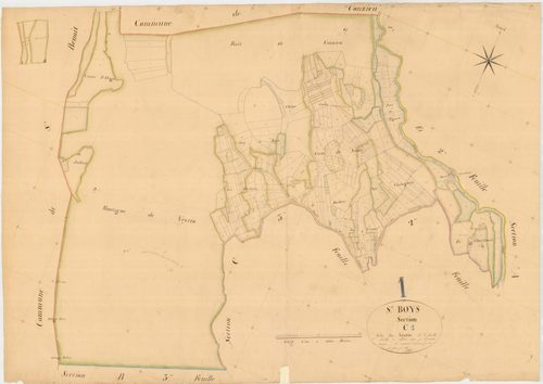 Saint-Bois - 3 P 8378 - 3 P 8378 -  Feuille 1  (1835)