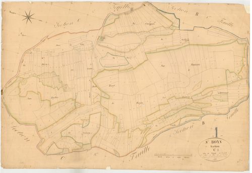 Saint-Bois - 3 P 8380 - 3 P 8380 -  Feuille 3  (1835)