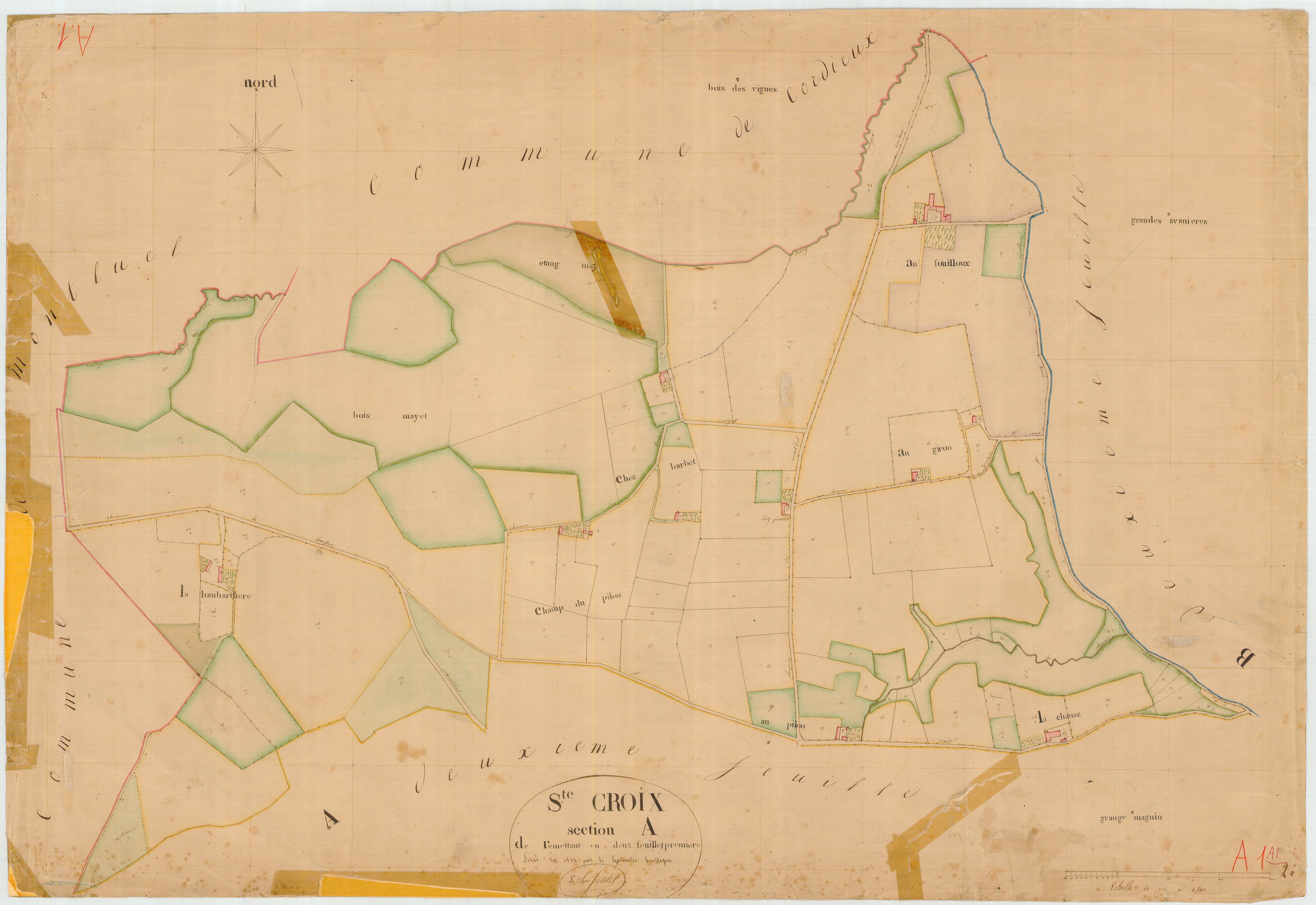 Sainte-Croix - 1777 W 437-2 - 1777 W 437-2 -  Feuille 1  (1834)