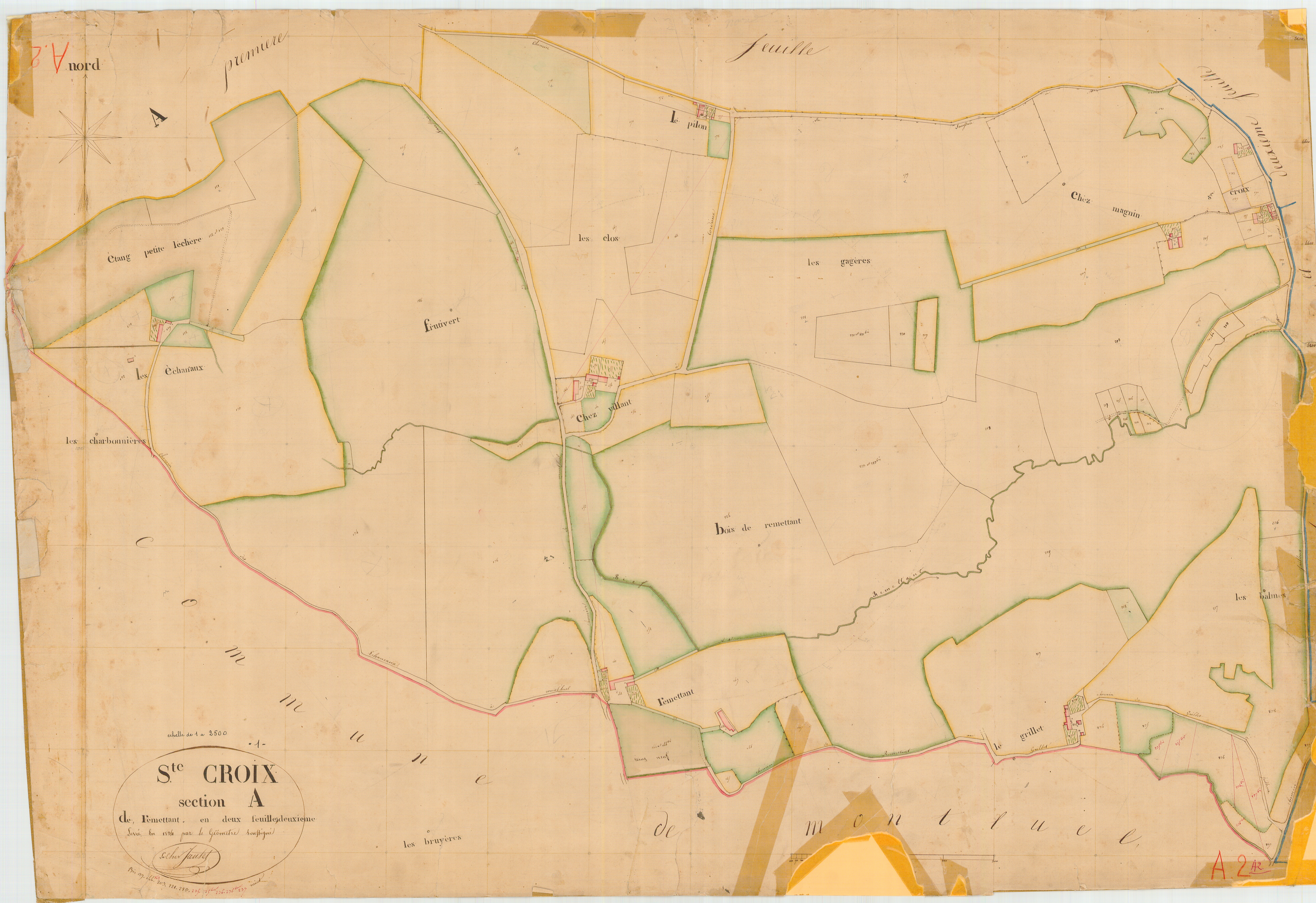 Sainte-Croix - 1777 W 437-3 - 1777 W 437-3 -  Feuille 2  (1834)