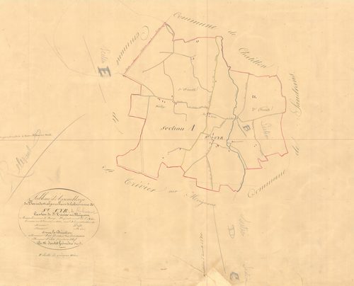 Saint-Cyr - 3 P 8391 - 3 P 8391 -  Tableau d'assemblage  (1832-1846)