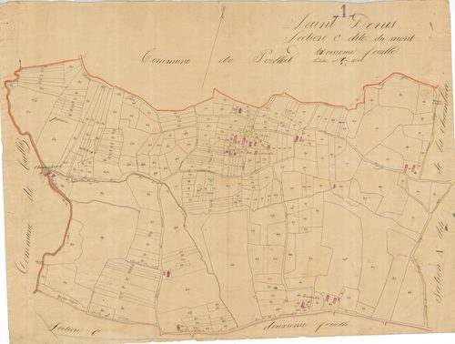 Saint-Denis-lès-Bourg - 3 P 8423 - 3 P 8423 -  Feuille 3  (1830)
