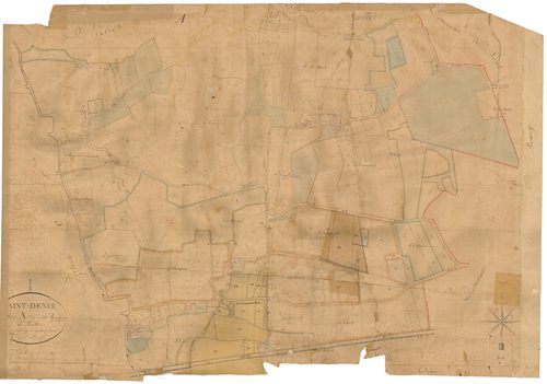 Saint-Denis-lès-Bourg - 3 P 8418 - 3 P 8418 -  Feuille 3  (1830)