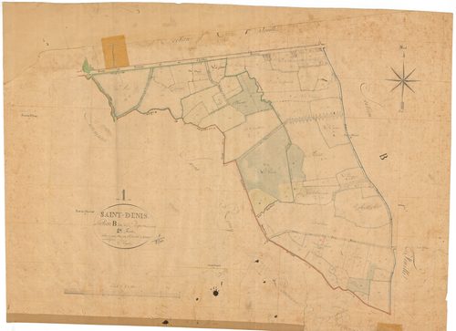 Saint-Denis-lès-Bourg - 3 P 8420 - 3 P 8420 -  Feuille 2  (1830)