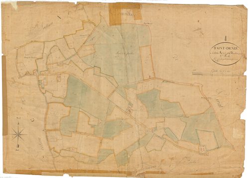 Saint-Denis-lès-Bourg - 3 P 8417 - 3 P 8417 -  Feuille 2  (1830)