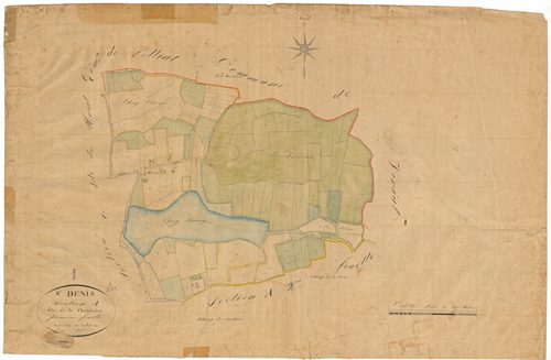 Saint-Denis-lès-Bourg - 3 P 8416 - 3 P 8416 -  Feuille 1  (1830)