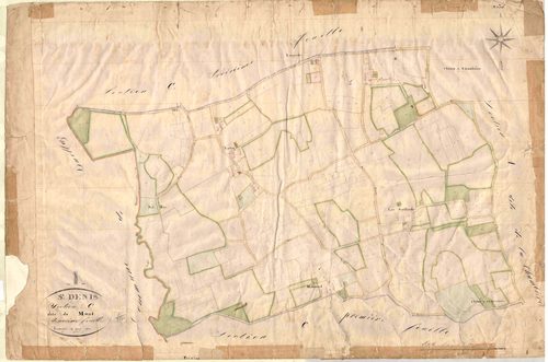 Saint-Denis-lès-Bourg - 3 P 8422 - 3 P 8422 -  Feuille 2  (1830)