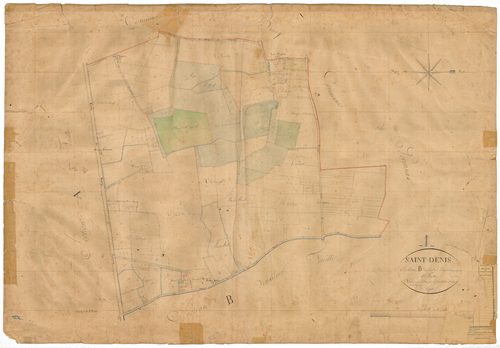 Saint-Denis-lès-Bourg - 3 P 8419 - 3 P 8419 -  Feuille 1  (1830)