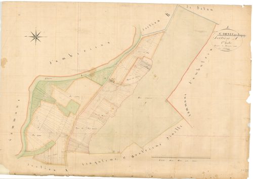 Saint-Denis-en-Bugey - 3 P 8408 - 3 P 8408 -  Feuille 6  (1828)