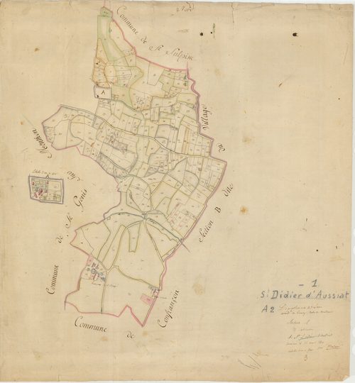Saint-Didier-d'Aussiat - 3 P 8426 - 3 P 8426 -  Feuille 2  (1810)