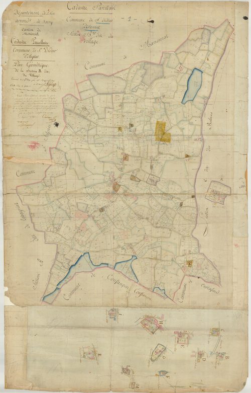 Saint-Didier-d'Aussiat - 3 P 8427 - 3 P 8427 -  Feuille 1  (1810)