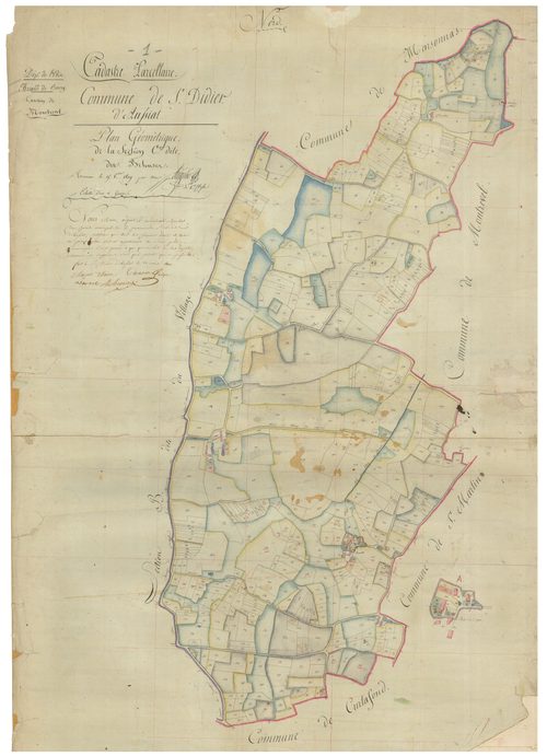 Saint-Didier-d'Aussiat - 3 P 8428 - 3 P 8428 -  Feuille 1  (1810)