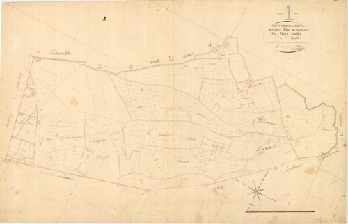 Saint-Didier-de-Formans - 3 P 7031 - 3 P 7031 -  Feuille 1  (1823)