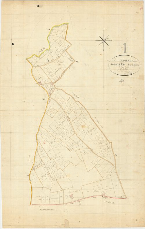 Saint-Didier-de-Formans - 3 P 5632 - 3 P 5632 -  Feuille 2  (1823)