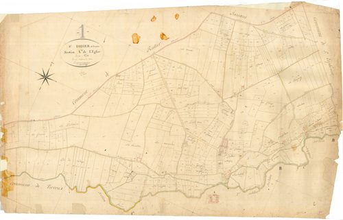 Saint-Didier-de-Formans - 3 P 8430 - 3 P 8430 -  Feuille 1  (1823)