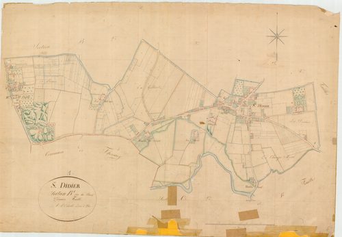 Saint-Didier-sur-Chalaronne - 1777 W 394-6 - 1777 W 394-6 -  Feuille 1  (1829)