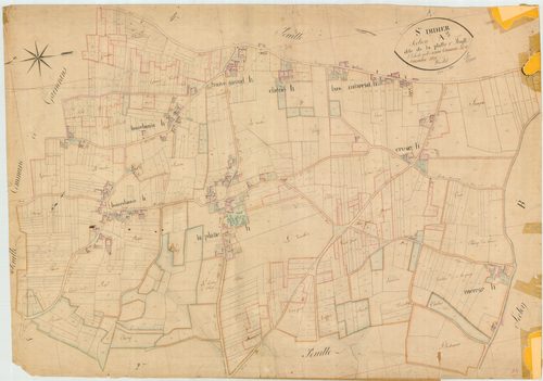 Saint-Didier-sur-Chalaronne - 1777 W 394-4 - 1777 W 394-4 -  Feuille 3  (1829)