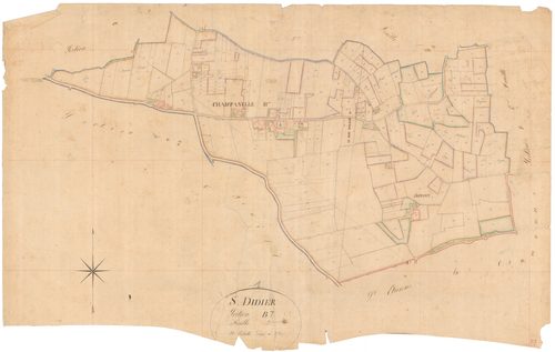 Saint-Didier-sur-Chalaronne - 1777 W 394-12 - 1777 W 394-12 -  Feuille 7  (1829)