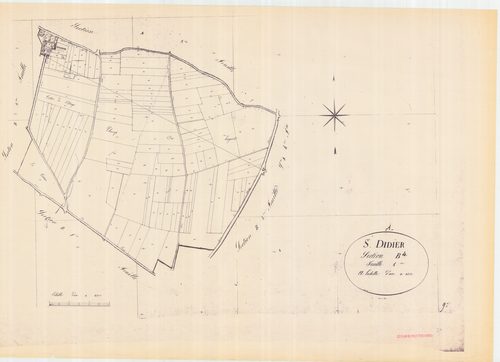 Saint-Didier-sur-Chalaronne - 1777 W 394-9 - 1777 W 394-9 -  Feuille 4  (1829)