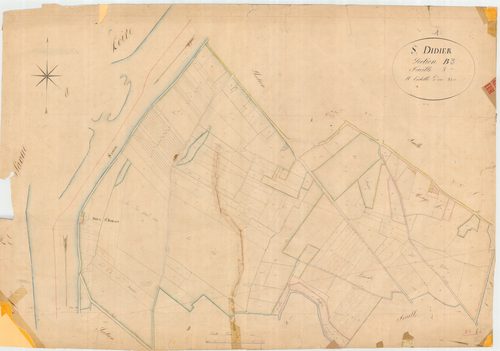 Saint-Didier-sur-Chalaronne - 1777 W 394-8 - 1777 W 394-8 -  Feuille 3  (1829)