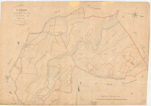 Saint-Didier-sur-Chalaronne - 1777 W 394-13 - 1777 W 394-13 -  Feuille 1  (1829)
