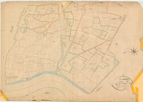 Saint-Didier-sur-Chalaronne - 1777 W 394-3 - 1777 W 394-3 -  Feuille 2  (1829)