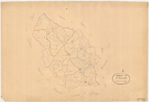 Saint-Éloi - 1777 W 396-1 - 1777 W 396-1 -  Tableau d'assemblage  (1839)