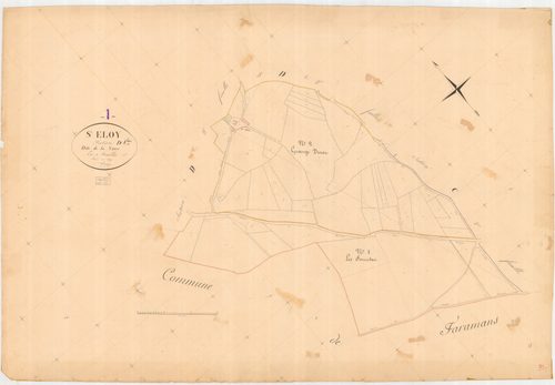 Saint-Éloi - 1777 W 396-10 - 1777 W 396-10 -  Feuille 1  (1839)