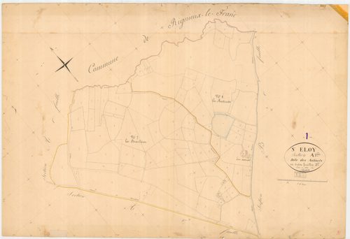 Saint-Éloi - 1777 W 396-4 - 1777 W 396-4 -  Feuille 3  (1839)