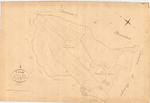 Saint-Éloi - 1777 W 396-8 - 1777 W 396-8 -  Feuille 1  (1839)