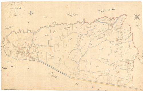Saint-Étienne-du-Bois - 3 P 8437 - 3 P 8437 -  Feuille 2  (1824)