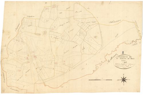 Saint-Étienne-du-Bois - 3 P 8442 - 3 P 8442 -  Feuille 3  (1824)
