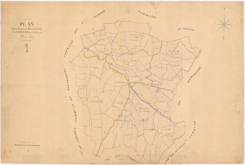 Saint-Étienne-sur-Chalaronne - 3 P 8449 - 3 P 8449 -  Tableau d'assemblage  (1829)