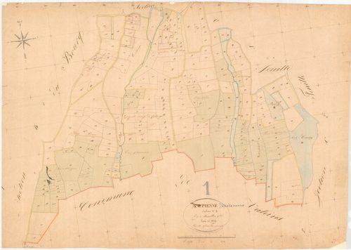 Saint-Étienne-sur-Chalaronne - 3 P 8457 - 3 P 8457 -  Feuille 3  (1829)