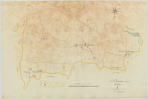 Saint-Étienne-sur-Reyssouze - 3 P 10163-3 - 3 P 10163-3 -  Feuille 2  (1812)