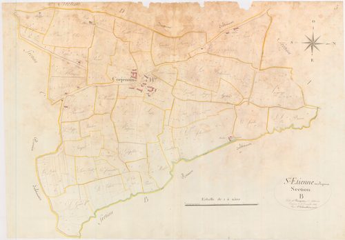 Saint-Étienne-sur-Reyssouze - 3 P 10163-5 - 3 P 10163-5 -  Feuille 2  (1812)
